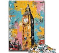 Jigsaw Puzzles for Adults 1000 Piece Puzzle Paris London for And from 14 Years And over Play Toys Because It Is Ideal As A Gift for The Whole Family 26x38cm