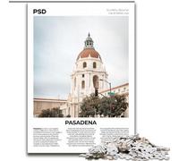 Jigsaw Puzzles for Adults 1000 Piece Puzzle Pasadena, Toys Educational Games Stress Relieving Enhance Love between Couples 50x75cm