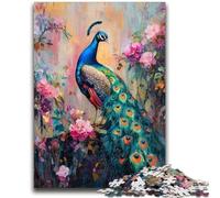 Jigsaw Puzzles for Adults 1000 Piece Puzzle Peacock Challenging Game And Family Play Secret Santa Gifts 38x26cm