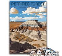 Jigsaw Puzzles for Adults 1000 Piece Puzzle Petrified Forest National Park Stress Reliever Difficult Challenge Is Ideal As Gifts for The Whole Family (size 38x26cm)