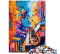 Jigsaw Puzzles for Adults 1000 Piece Puzzle Playing The Piano Oil Painting for Age 14+ Brain Teaser Game Best Gift for Adults And Teenagers 26X38CM