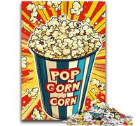 Jigsaw Puzzles for Adults 1000 Piece Puzzle Popcorn Toys Educational Games Stress Relieving Unique Home Decor And Gifts 26x38cm
