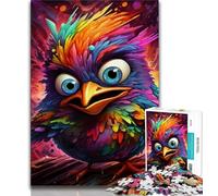 Jigsaw Puzzles for Adults 1000 Piece Puzzle Psychedelic Chick,Help The Brain Exercise Addictive Toys to Cultivate Patience Artists Collection,Fine Art 38X26CM