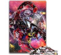 Jigsaw Puzzles for Adults 1000 Piece Puzzle Scorpio Zodiac Wall Art Toys Educational Games Stress Relieving Suitable for Desktop Decoration 26x38cm