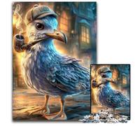 Jigsaw Puzzles for Adults 1000 Piece Puzzle Sherlock Holmes Seagull Puzzle Learning Educational Toys,is Ideal As Gifts for The Whole Family for Ages 14+ 26X38CM