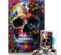 Jigsaw Puzzles for Adults 1000 Piece Puzzle Skeleton Art,Educational Family Game Wall Decoration Unique Birthday And Xmas Gifts (75x50cm)