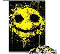 Jigsaw Puzzles for Adults 1000 Piece Puzzle Smiling Emoticon, Challenging Difficult with Fully Interlocking Randomly Shaped Pieces (Size 26x38cm)