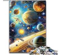 Jigsaw Puzzles for Adults 1000 Piece Puzzle Space Planet, Fun Activity for Home, Rainy Days Toys, Birthday Gifts (Size 26x38cm)