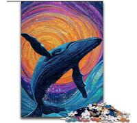 Jigsaw Puzzles for Adults 1000 Piece Puzzle Space Whale Learning Educational Toys Fun at Home Activities, Birthday Present,Travel Gifts 50x75cm