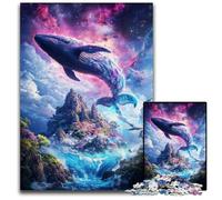 Jigsaw Puzzles for Adults 1000 Piece Puzzle Space Whale Puzzle Learning Educational Toys,is Ideal As Gifts for The Whole Family for Ages 14+ 50X75CM