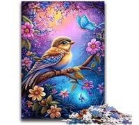 Jigsaw Puzzles for Adults 1000 Piece Puzzle Sparrow And Butterfly Challenging Game And Family Play Secret Santa Gifts 50x75cm