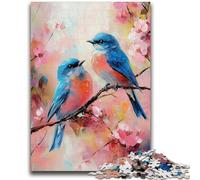 Jigsaw Puzzles for Adults 1000 Piece Puzzle Sparrow Oil Painting for And from 14 Years And over Play Toys Because It Is Ideal As A Gift for The Whole Family 50x75cm