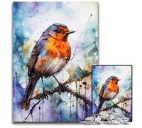 Jigsaw Puzzles for Adults 1000 Piece Puzzle Sparrow on The Tree Puzzle Educational Challenge, Deal As Gifts for The Whole Family for 14+ 26X38CM