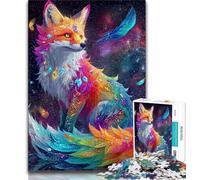 Jigsaw Puzzles for Adults 1000 Piece Puzzle Spirit Fox,Help The Brain Exercise Addictive Toys to Cultivate Patience Artists Collection,Fine Art (38x26cm)