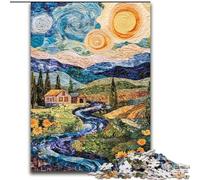 Jigsaw Puzzles for Adults 1000 Piece Puzzle Sunflower, Toys Educational Games Stress Relieving Parent-child Interaction (Size 50x75cm)