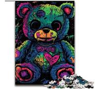 Jigsaw Puzzles for Adults 1000 Piece Puzzle Teddy Bear, Fun Activity for Home, Rainy Days Toys, Birthday Gifts (Size 26x38cm)