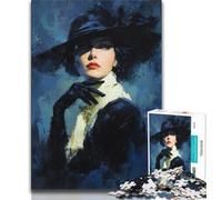 Jigsaw Puzzles for Adults 1000 Piece Puzzle Temperament Female Model,Educational Family Game Wall Decoration Unique Birthday And Xmas Gifts (38x26cm)