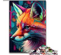 Jigsaw Puzzles for Adults 1000 Piece Puzzle The Clever Fox, for 14+ Challenging Game As A Gift for The Whole Family And Friends (Size 26x38cm)