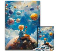 Jigsaw Puzzles for Adults 1000 Piece Puzzle The Little Prince Planet Wooden Jigsaw Puzzles Learning Educational Toys,is Ideal As Gifts for The Whole Family for Ages 14+ 50X75CM