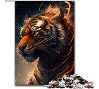 Jigsaw Puzzles for Adults 1000 Piece Puzzle Tiger Anime Animal, for 14+ Challenging Game As A Gift for The Whole Family And Friends (Size 26x38cm)