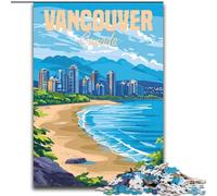 Jigsaw Puzzles for Adults 1000 Piece Puzzle Vancouver Canada Quiz Game for Is Ideal As A Gift for The Whole Family (26x38cm) 1000pcs