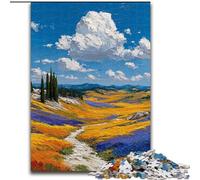 Jigsaw Puzzles for Adults 1000 Piece Puzzle Vibrant Landscape Painting, Educational Toys for Is Ideal As A Gift for The Whole Family for And 14 Years Old (Size 26x38cm)