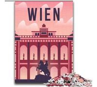 Jigsaw Puzzles for Adults 1000 Piece Puzzle Vienna Quiz Game for Is Ideal As A Gift for The Whole Family (38x52cm) 1000pcs