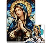 Jigsaw Puzzles for Adults 1000 Piece Puzzle Virgin Mary,Challenging Game And Family Play Birthday Present,Gifts,Wall Art (38x26cm)