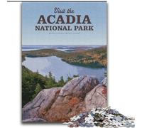 Jigsaw Puzzles for Adults 1000 Piece Puzzle Visit Acadia National Park Quiz Game for Is Ideal As A Gift for The Whole Family (38x52cm) 1000pcs