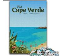 Jigsaw Puzzles for Adults 1000 Piece Puzzle Visit Cape Verde, Learning Educational Toys Family Games Unique Birthday And Gifts 75x100cm