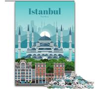 Jigsaw Puzzles for Adults 1000 Piece Puzzle Visiting Turkey Quiz Game for Is Ideal As A Gift for The Whole Family (26x38cm) 1000pcs