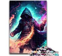 Jigsaw Puzzles for Adults 1000 Piece Puzzle Wizard Warlock Mage Educational Family Game Deal As Gifts for The Whole Family for And Age 14 Years Up 50x75cm