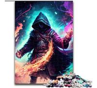 Jigsaw Puzzles for Adults 1000 Piece Puzzle Wizard Warlock Mage, Educational Games Home Decoration Suitable for Desktop Decoration (Size 50x75cm)