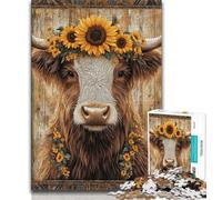 Jigsaw Puzzles for Adults 1000 Piece Puzzle Yak,Family Game Stress Reliever Difficult Challenge Enhance Love between Couples (38x26cm)