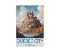 Jigsaw Puzzles for Adults 1000 Piece,Quebec City Canada,Educational Games Brain Challenge Jigsaw Puzzles for Adult Kids(75x50cm)-FS7