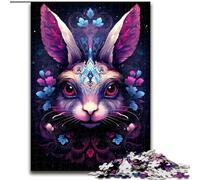 Jigsaw Puzzles for Adults, 1000 Piece Rabbit in The Bush Puzzle Made of Wood,for Teenagers & Family Fun - DIY Brain Teaser Game Gift 1000pcs(50x75cm)