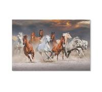Jigsaw Puzzles for Adults 1000 Piece，Racing Horses，Educational Games Brain Challenge Jigsaw Puzzles for Adult Kids（38x26cm）-C80