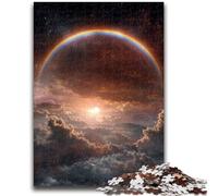 Jigsaw Puzzles for Adults 1000 Piece Rainbow Cloud for And 14 Years And over Interesting Stress Reduction Gifts for Friends And Family 50x75cm