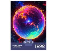 Jigsaw Puzzles for Adults 1000 Piece Rainbow Planet in Space Puzzles for Adults Hands-on Game Stress Reliever Stress Reduction Gifts 70x50cm/1000pcs