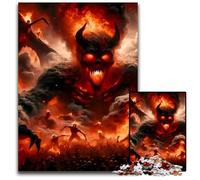 Jigsaw Puzzles for Adults 1000 Piece Red Devil The Demons14b Jigsaw Puzzles for Adults Educational Toy for Teenagers Home Office Decor 1000 PCS(75x50cm)
