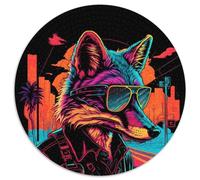 Jigsaw Puzzles for Adults 1000 Piece Red Fox Spy Gangster Puzzles for Adults for Teenagers Educational Games Gifts (67.5x67.5cm)