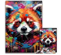 Jigsaw Puzzles for Adults 1000 Piece Red Panda Impossible Jigsaw Puzzles for Adults Ideal for Family Fun, Relaxation 50x75CM/19.68x29.52inch