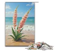 Jigsaw Puzzles for Adults 1000 Piece Reed Flower Beach Jigsaw Puzzles Games Toys Gift Suitable for Desktop Decoration 1000 PCS(75x50cm)
