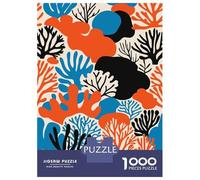 Jigsaw Puzzles for Adults 1000 Piece Retro Coral Reefs Adult Puzzles Toy Wall Decor Wall Decoration Deal As Gifts for The Whole Family 38x26cm/1000pcs