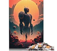 Jigsaw Puzzles For Adults 1000 Piece Retro Futuristic Robot Puzzle Jigsaw For Adults Challenging Game 1000pcs (75x50cm)