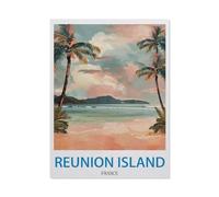 Jigsaw Puzzles for Adults 1000 Piece，Reunion Island France，Educational Games Brain Challenge Jigsaw Puzzles for Adult Kids（38x26cm）-W91