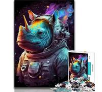 Jigsaw Puzzles for Adults 1000 Piece Rhino Legend Teenager Jigsaw,Challenging Game Toys Wall Decoration Unique Birthday And Xmas Gifts (size 75x50cm)