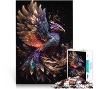Jigsaw Puzzles for Adults 1000 Piece Rising Phoenix in Color Spielspielzeug Wanddekoration Einzigartige Geburtstags- und Weihnachtsgeschenke52x38cm