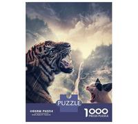 Jigsaw Puzzles for Adults 1000 Piece ROAR Teenager Puzzles Brain Teaser Game Analysis And Logic Help The Brain Exercise 70x50cm/1000pcs