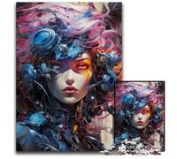 Jigsaw Puzzles for Adults 1000 Piece Robot PortraitChallenging Puzzles Brain TeaserHome Decor Perfect 1000 PCS(38x26cm)